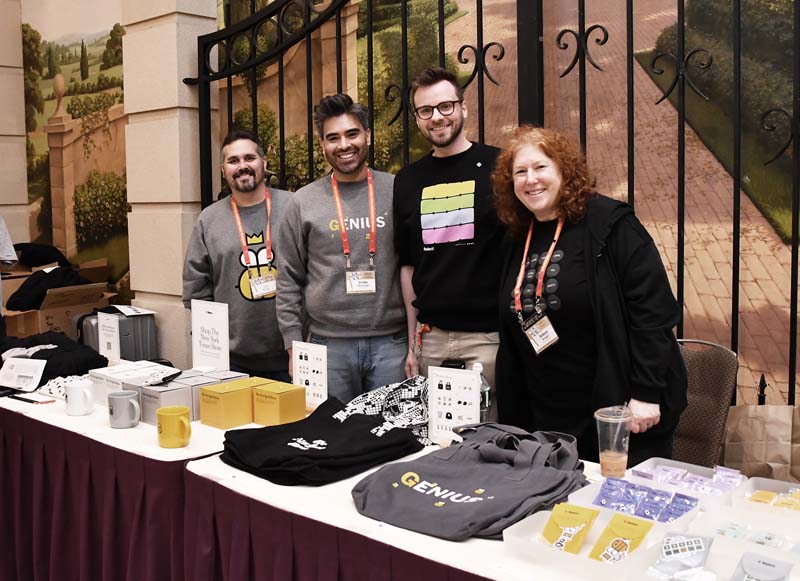 The Genius Merchandise Table